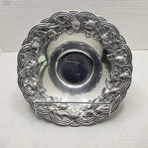 Wilton Armetale Other - Vintage Wilton Armetale Pewter Oak Leaf & Acorn Serving Bowl 9"